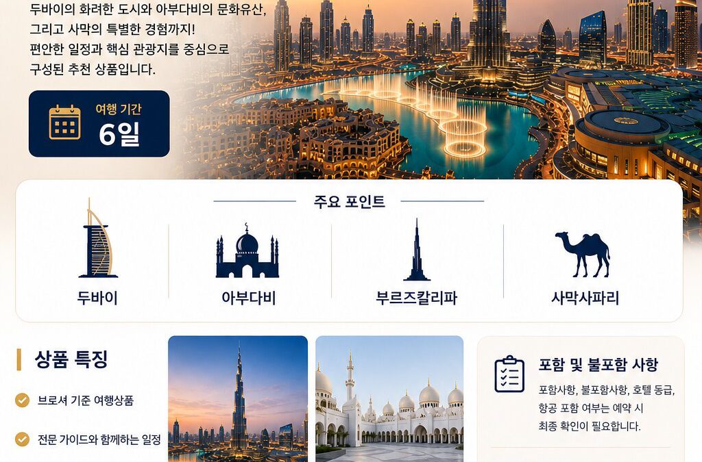두바이 아부다비 6일