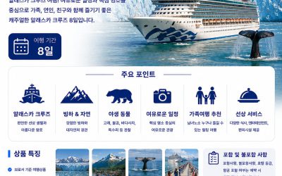 캐주얼 알래스카 크루즈 8일