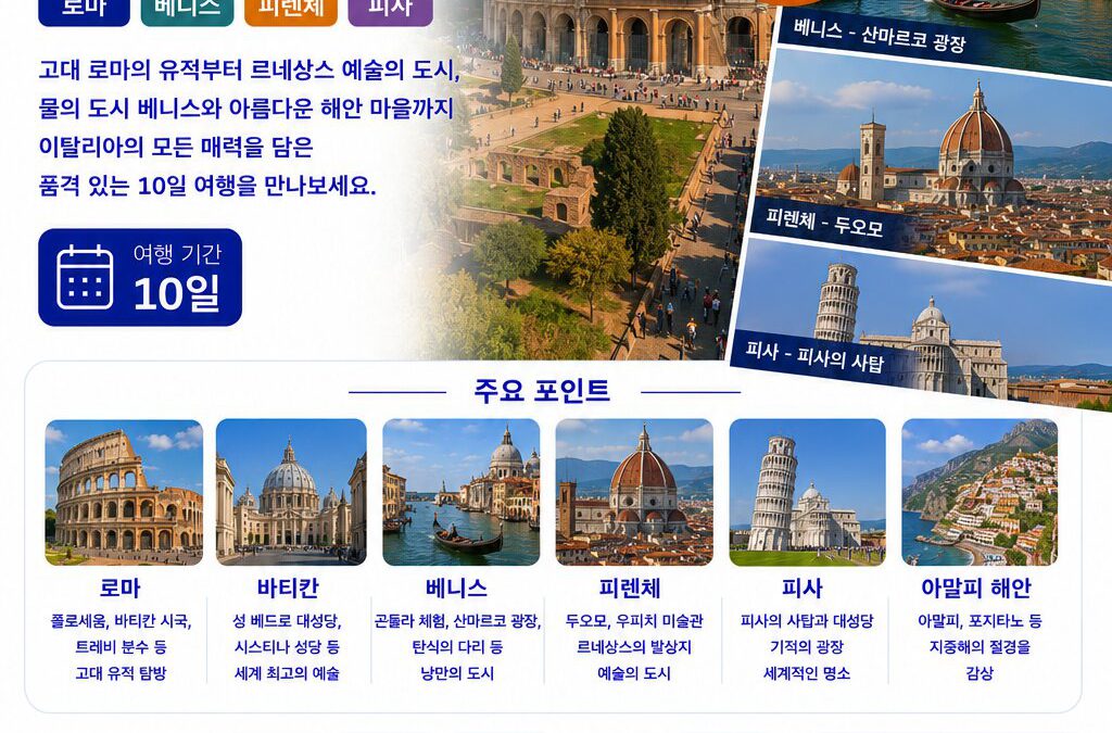 이탈리아 일주 10일