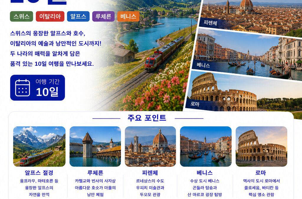 스위스 이탈리아 10일