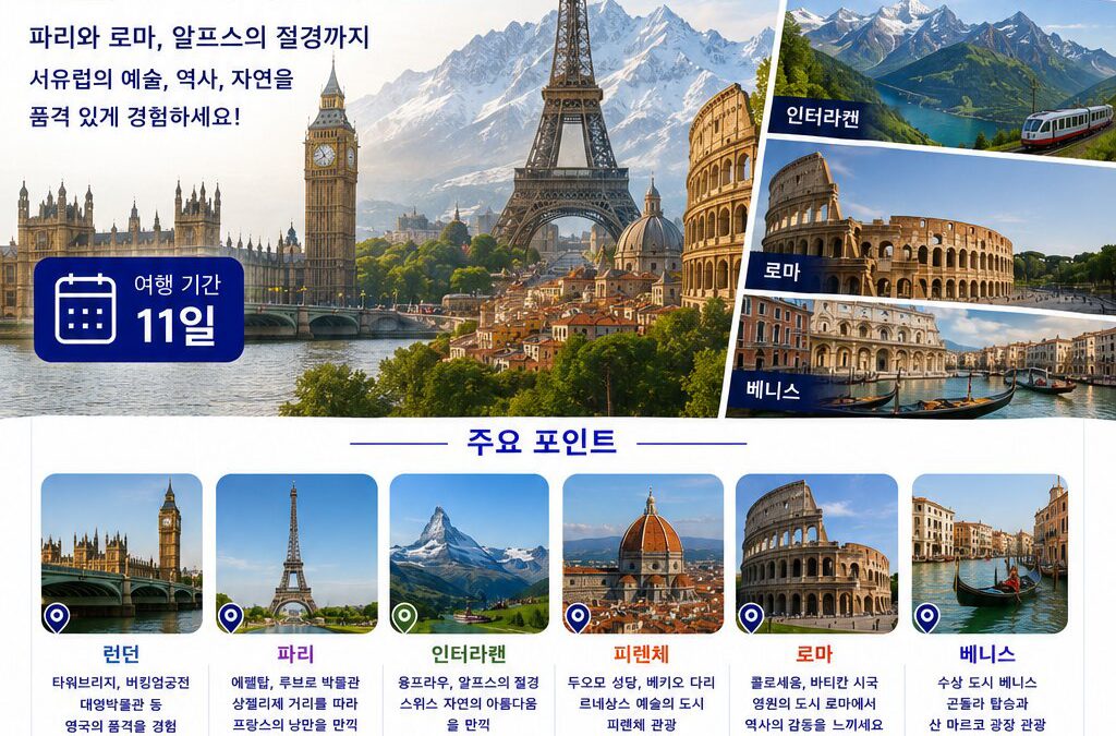 유럽의 품격 서유럽 11일