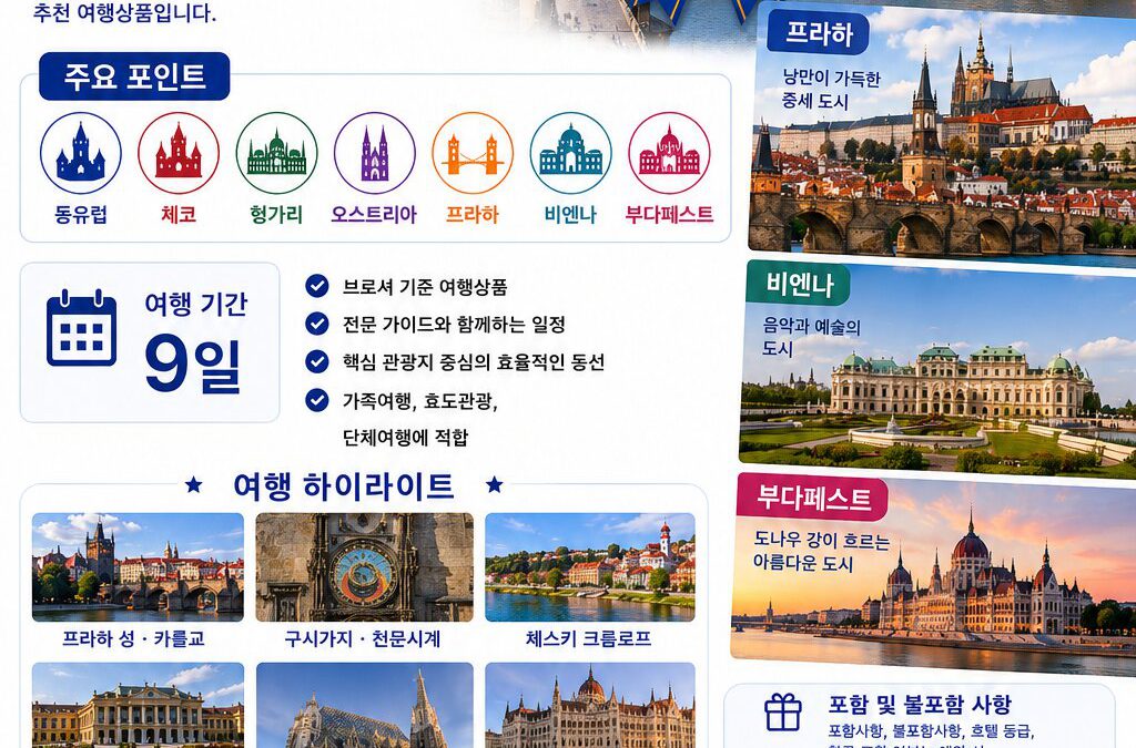 동유럽 3국 9일